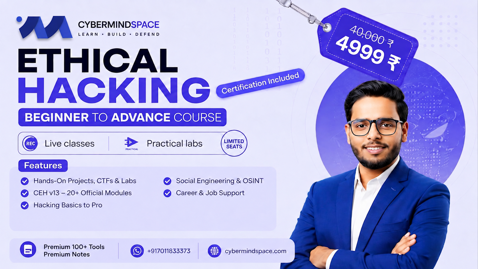 Ethical Hacking: From Foundations to Pro — Live course